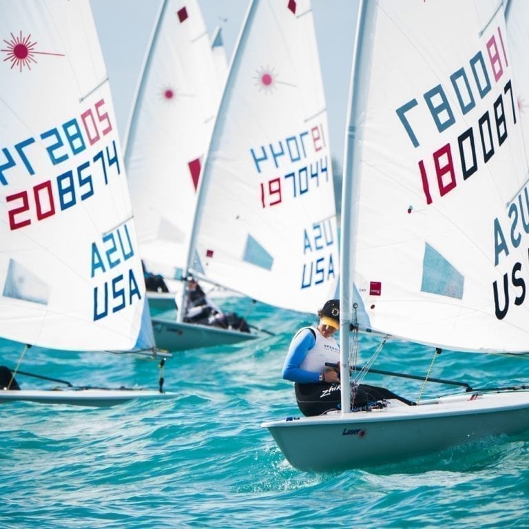 Laser Radial Sailors in Miami, FL
