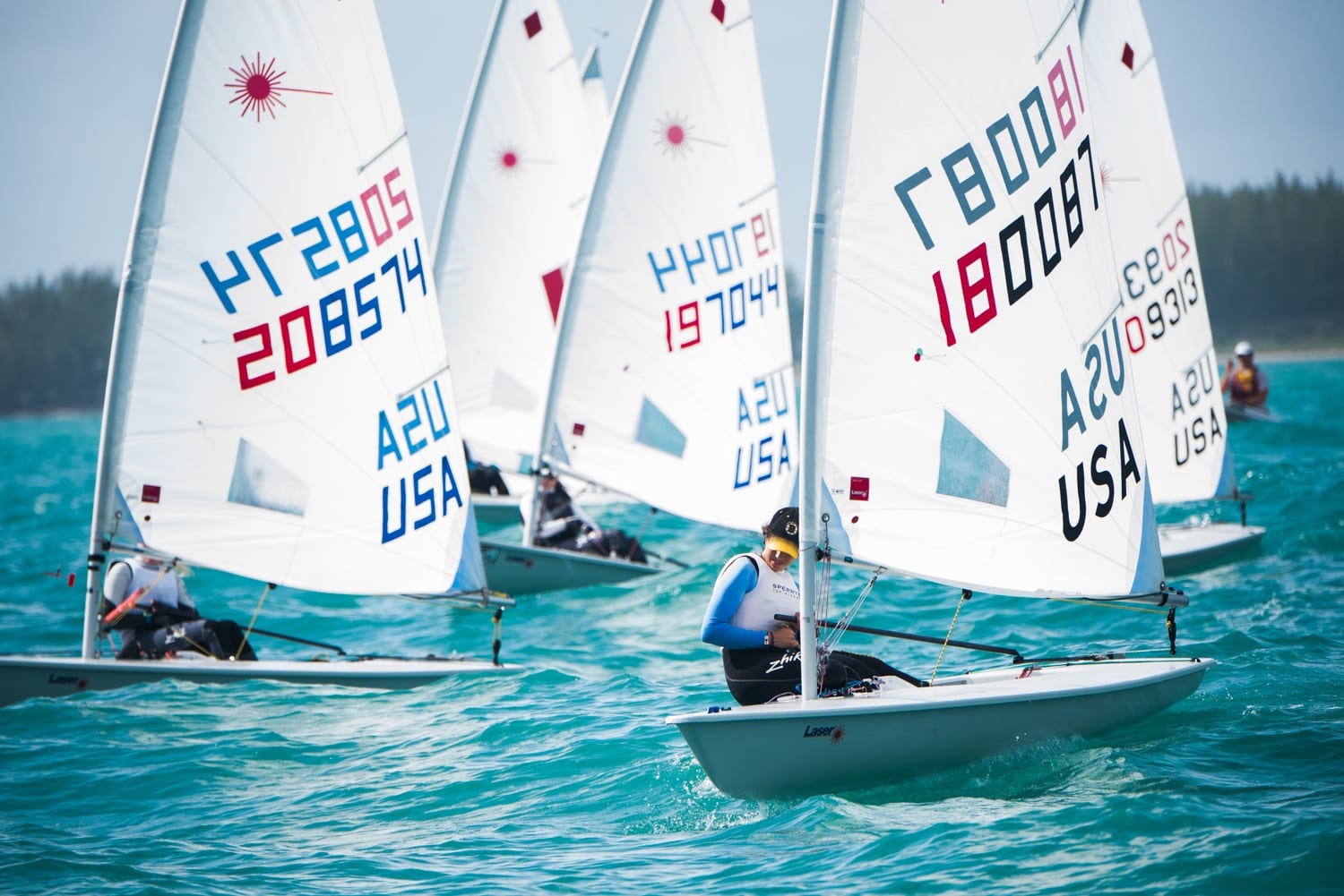 Laser Radial Sailors in Miami, FL