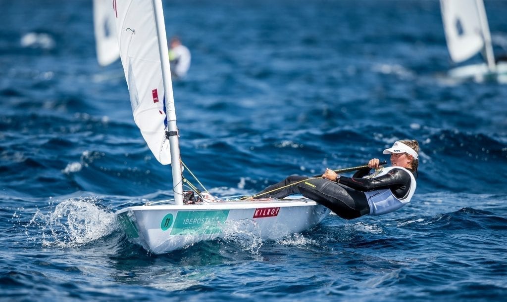 Erike Reineke (Laser Radial sailor) at Princess Sofia Regatta in Palma