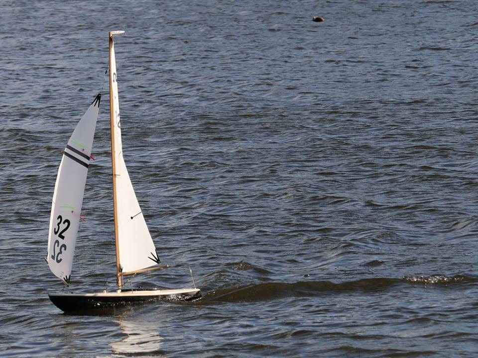radio controlled soling sailboat