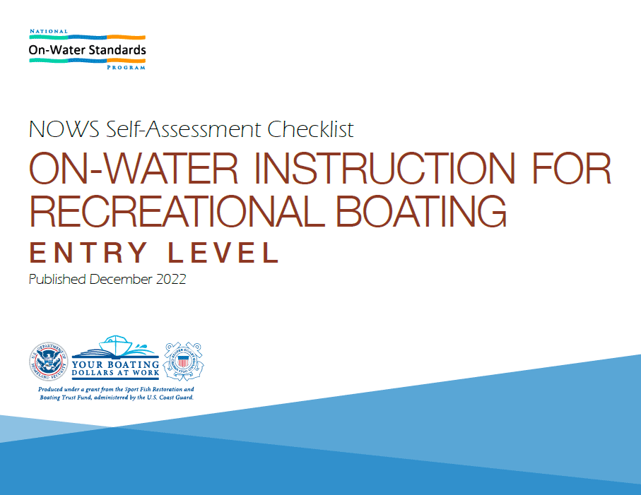 NOWS-On-Water Instructional Checklist